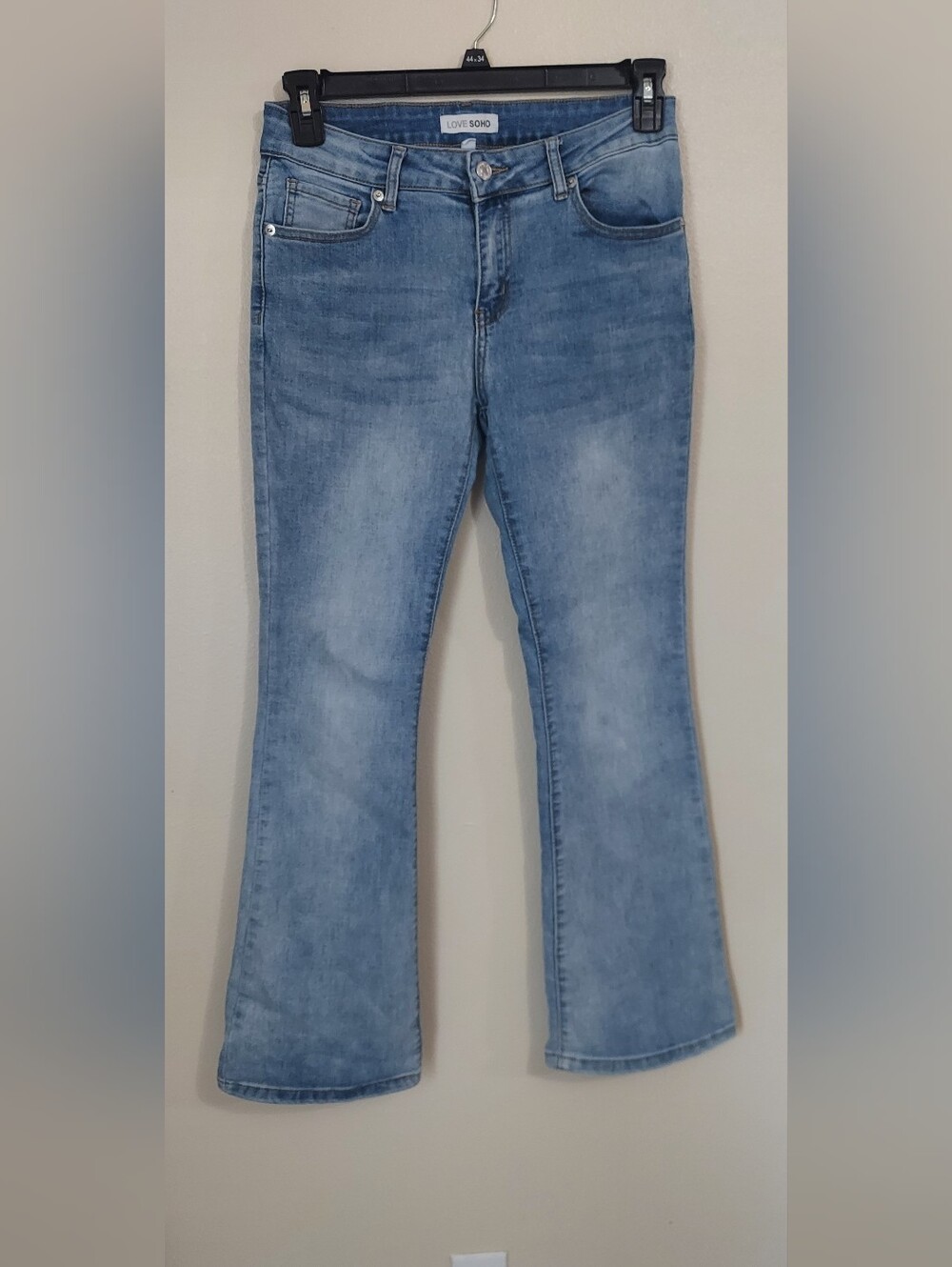 Love & Spark Light Blue Flare Jeans for Women